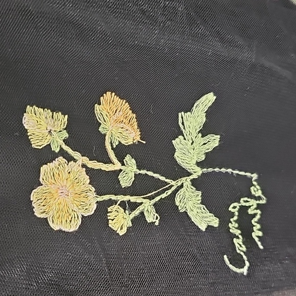 Floral Dress With Embroidery Sleeveless Formal Tulle Gown Size 20W - Picture 8 of 15